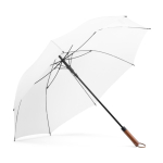 Paraguas grande antiviento con apertura semiautomática Ø134,5 color blanco