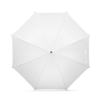 Paraguas grande antiviento con apertura semiautomática Ø134,5 color blanco primera vista