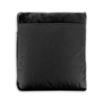 Manta 3 en 1 de polar suave con bolsillo frontal 220 g/m2 color negro segunda vista