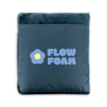 Manta 3 en 1 de polar suave con bolsillo frontal 220 g/m2 color azul imagen con logo 3