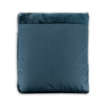 Manta 3 en 1 de polar suave con bolsillo frontal 220 g/m2 color azul segunda vista