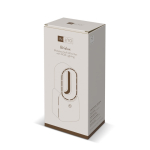Ventilador portátil sin aspas con luz LED de 6 colores y 4 velocidades color blanco septima vista