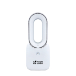Ventilador portátil sin aspas con luz LED de 6 colores y 4 velocidades vista principal