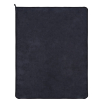 Manta de microfibra de poliéster con sublimación a todo color 500 g/m2 color negro cuarta vista