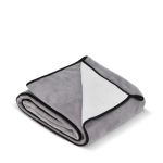 Manta de microfibra de poliéster con sublimación a todo color 500 g/m2 color gris tercera vista