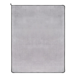 Manta de microfibra de poliéster con sublimación a todo color 500 g/m2 color gris cuarta vista
