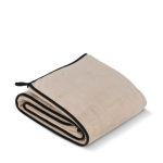 Manta de microfibra de poliéster con sublimación a todo color 500 g/m2 color beige segunda vista