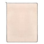 Manta de microfibra de poliéster con sublimación a todo color 500 g/m2 color beige cuarta vista