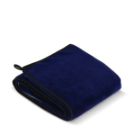 Manta de microfibra de poliéster con sublimación a todo color 500 g/m2 color azul oscuro segunda vista