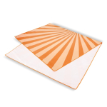 Toalla de playa de RPET con tecnología de secado rápido 100x180cm color naranja tercera vista