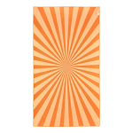 Toalla de playa de RPET con tecnología de secado rápido 100x180cm color naranja quinta vista