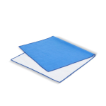 Toalla de RPET con tecnología de secado rápido y bolsa 40x80cm color azul tercera vista