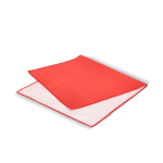 Toalla de RPET con tecnología de secado rápido y bolsa 40x80cm color rojo tercera vista