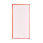 Toalla de RPET con tecnología de secado rápido y bolsa 40x80cm color rojo sexta vista