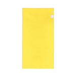 Toalla de RPET con tecnología de secado rápido y bolsa 40x80cm color amarillo quinta vista
