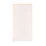 Toalla de RPET con tecnología de secado rápido y bolsa 40x80cm color naranja sexta vista