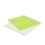 Toalla de RPET con tecnología de secado rápido y bolsa 40x80cm color verde lima tercera vista