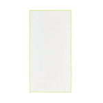 Toalla de RPET con tecnología de secado rápido y bolsa 40x80cm color verde lima sexta vista