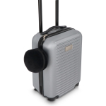 Almohada de viaje con antifaz integrado 2 en 1 y funda color negro quinta vista