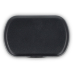 Tapones de oídos de silicona suave con estuche y en 3 tallas color negro cuarta vista