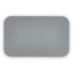 Set de manicura en estuche de plástico resistente con 5 piezas color gris cuarta vista
