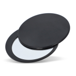 Espejo compacto deslizante de plástico con carcasa protectora color negro