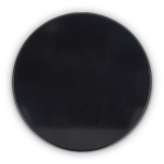 Espejo compacto deslizante de plástico con carcasa protectora color negro sexta vista