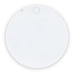 Espejo compacto deslizante de plástico con carcasa protectora color blanco quinta vista