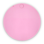 Espejo compacto deslizante de plástico con carcasa protectora color rosa quinta vista