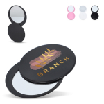 Espejo compacto deslizante de plástico con carcasa protectora