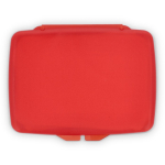 Set de pastillas de jabón monodosis en estuche de plástico 20uds color rojo tercera vista