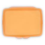 Set de pastillas de jabón monodosis en estuche de plástico 20uds color naranja cuarta vista