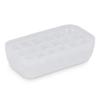 Bandeja de plástico para cubitos de hielo con expulsión por botón color blanco quinta vista