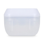 Bandeja de plástico para cubitos de hielo con expulsión por botón color blanco septima vista