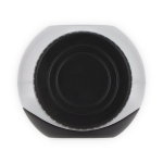 Fiambrera multifuncional con tapa a rosca y cubiertos reutilizables color negro novena vista