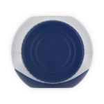 Fiambrera multifuncional con tapa a rosca y cubiertos reutilizables color azul oscuro novena vista