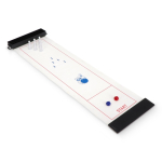 Juego de bolos de mesa con pista plegable y caja compacta de almacenaje color negro tercera vista