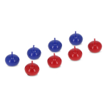 Juego compacto de curling de mesa portátil con caja de almacenaje color negro tercera vista