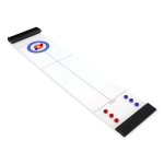 Juego compacto de curling de mesa portátil con caja de almacenaje color negro cuarta vista