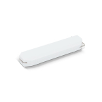 Tijeras plegables de acero y plástico para viaje con estuche protector color blanco segunda vista