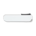 Tijeras plegables de acero y plástico para viaje con estuche protector color blanco quinta vista