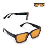 Gafas de sol rectangulares de plástico reciclado con protección UV400