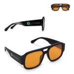 Gafas de sol de plástico reciclado con lentes tintadas y protección UV400