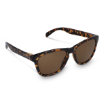 Gafas de sol de plástico reciclado con forma clásica y protección UV400 color marrón