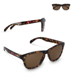 Gafas de sol de plástico reciclado con forma clásica y protección UV400