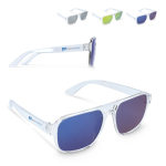 Gafas de sol de plástico reciclado con efecto espejo y protección UV400