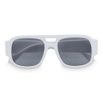 Gafas de sol de plástico duro reciclado y con protección UV400 color blanco segunda vista