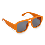 Gafas de sol de plástico duro reciclado y con protección UV400 color naranja
