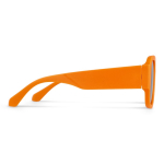 Gafas de sol de plástico duro reciclado y con protección UV400 color naranja tercera vista