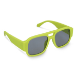 Gafas de sol de plástico duro reciclado y con protección UV400 color verde lima